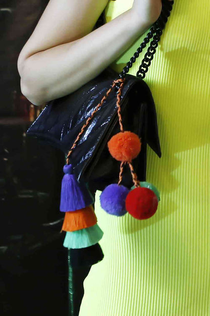 Tassel & Pom-Pom Key Chain