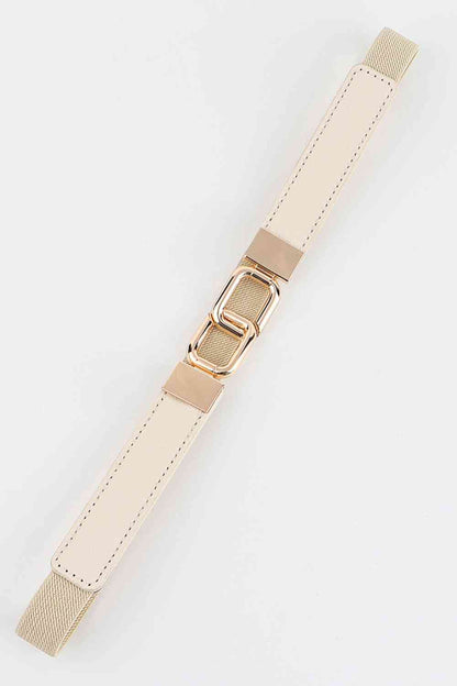 Geometric Double Buckle Elastic Belt