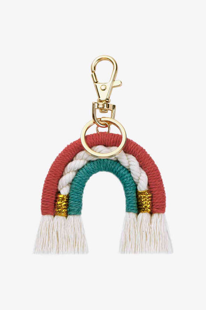 Random 4-Pack Rainbow Tassel Key Chain