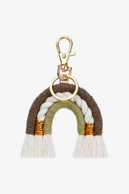 Random 4-Pack Rainbow Tassel Key Chain