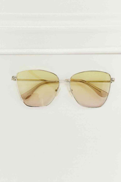 Metal Frame Full Rim Sunglasses