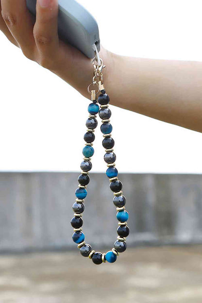 Natural Stone Beads Key Chain