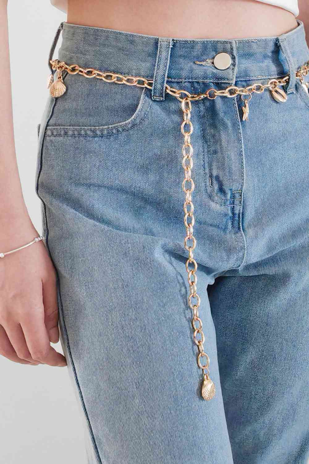 Ocean Element Charm Chain Belt